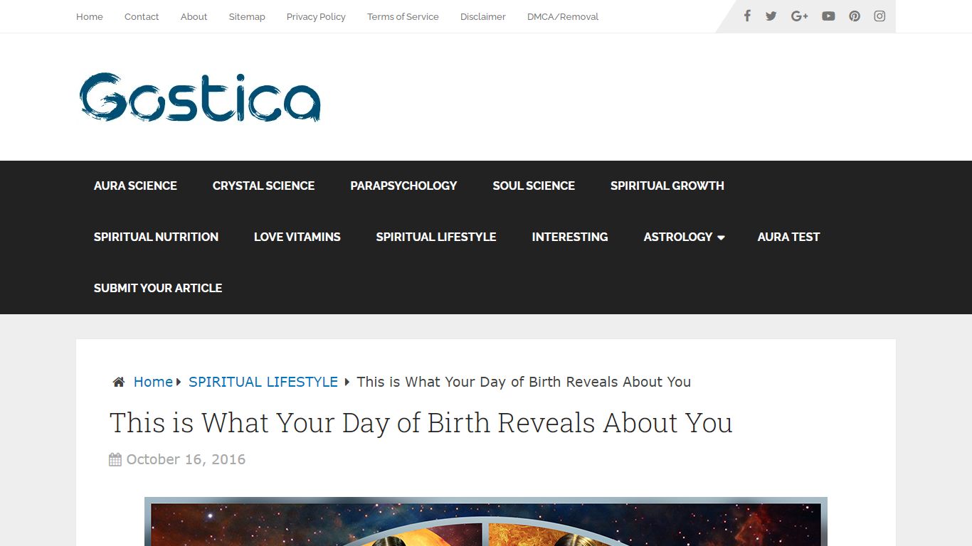 This is What Your Day of Birth Reveals About You - GOSTICA